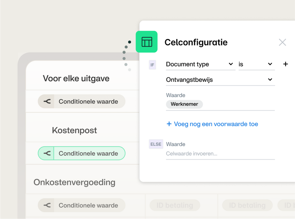 Illustratie die laat zien hoe u uw boekhoud-exports kunt aanpassen